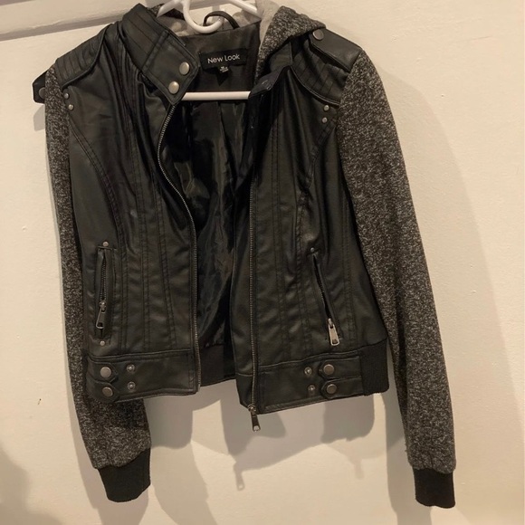 New Look Faux Leather Jacket - Picture 3 of 4